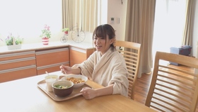 bent Riina Okamoto over the table and fucked her