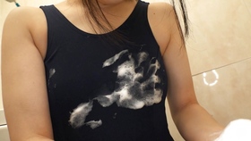 Runa Mizuki's Sultry Sweem Suit Blowjob Scene