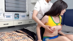 The Sexy Asian in Glasses & Stockings is Back for More!